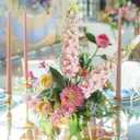 IPOPU 8PCS Snapdragon Artificial Flowers Pink Delphinium Artificial Silk Flowers Long Stem Hyacinths Fake Flowers for Wedding Home Outdoor Party Floral Arrangement Centerpiece Table Decorations (Pink)