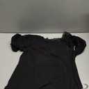 SUUKSESS Cloud Cashmere Women Lace Off Shoulder Long Sleeve Shirt Basic Knit Top (M, Black)