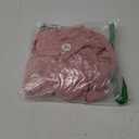 GRACE KARIN 2025 Women's 3/4 Sleeve Crochet Knit Button Down Cardigan Cropped Shrug Bolero Lightweight Sweaters Tops Large, Pink 