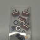 RVBOATPAT Waterproof Toggle Switch 12V Marine Boat Automotive Car SPST 2 Pin ON Off Toggle Switch with Boot Cover 30A 12 Volt 120V Heavy Duty -4pcs