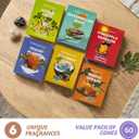 Folkulture Incense Cones (60 Cones) | Set of 6 Fresh Summer Fragrance Fruit Incense Cones for Home, Relaxation, Aromatherapy Gifts | No Charcoal,Organic,Non Toxic Citrus,Coconut,Mango Inscents-Cones