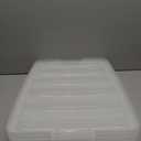 IRIS USA 54 Qt Stackable Plastic Storage Bins with Lids, 6 Pack - BPA-Free, Made in USA - See-Through Organizing Solution, Latches, Durable Nestable Containers, Secure Pull Handle - Clear