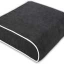 XL Office Chair Cushion, 4 Inch Thick High-Density Memory Foam Seat Cushion for Long Sitting, Tailbone Pressure Relief, Extra Large Support for Office Chair, Car Seat, Wheelchair, Non-Slip