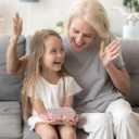 Small Travel Jewelry Box for Women - Trendy Birthday, Valentines, Christmas and Graduation Gifts for Girls, Teens, Kids, Besties, Lovers, Niece and Granddaughters-Champagne