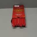 24 Pack Red Taper Candles, 7-8 Hours Burn Time, Unscented, Smokeless and Dripless, 0.75 x 10 Inch Dinner Candle Set for Christmas,Household, Wedding, Party and Home Dcor Candlesticks