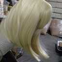 613 Blonde Bob Wig - Short 613 Blonde Straight Bob Wigs with Bangs for Women, Colorful Short Hair Wig, Cute Synthetic Wigs for Cosplay, Daily, Halloween (12inch)