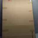 XIANSHOU White Artwork for Walls Contemporary Abstract Art Hand Painted 29"x58" Line Art Wall Decor Large Wall Art for Living Room Bedroom Hotel