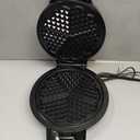 Mueller Heart 5 Waffle Maker, Waffle Iron, Adjustable Browning Control & Nonstick, Cool Touch Handle, Easy to Clean, Small Kitchen Appliances