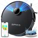 BPMIO B15 5000pa Robot Vacuum and Mop Combo,3 in 1 Robot Vacuum,LiDAR Navigation,5 Maps,30 No-go Zones, WiFi/App/Alexa,Auto-Charging,Robot Vacuum Cleaner for Pet Hair, Carpet, Hard Floor