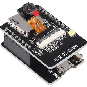 1PCS ESP32-CAM-MB, ESP32-CAM WiFi Bluetooth Board ESP32-CAM-MB Micro USB to Serial Port CH340G with OV2640 2MP Camera Module Dual Mode Compatible with Arduino IDE Arduino Raspberry Pi