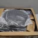 Rolling Shop Stool with Wheels,Mechanic Garage Stool Chair with Adjustable Height 15.55"-18.3",Heavy Duty Swivel Roller Seat for Garage,Salon and Tattoo Beauty, Black