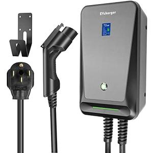 LEFANEV 32A 7.68KW EV Charger Level 2,240V 20ft Charging Cable Electric Vehicle Charging Station with NEMA 14-50 for Electric and Hybrid Vehicles