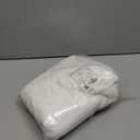 NICETOWN White Sheer Linen Curtains for Living Room 84 inch Length 2 Panels Set, Grommet Semi Sheer Privacy with Light Filtering Flax Window Treatments for Bedroom, W52 x L84