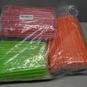 700 Pcs Multi Colors Jumbo Smoothie Straw Disposable Milkshake Straws Jumbo, Bubble Tea Straws For Cakes, Disposable Smoothie Straw Individually Wrapped (0.43" Wide X 9.84" Long)