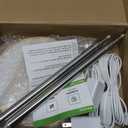 LORDEM Bamboo Grow Light for Indoor Plants, Full Spectrum LED Plant Grow Light, Height Adjustable Growing Lamp with Auto Timer 4H/8H/12H, 4 Dimmable Levels, Ideal for Large Tall Plants, 2 Pack