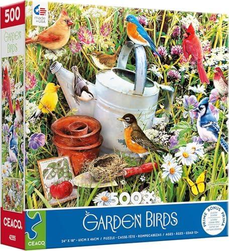 Ceaco - Garden Birds - 500 Piece Jigsaw Puzzle