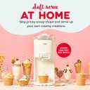 Dash Soft Serve Ice Cream Machine - Frozen Dessert Machine for Soft Serve, Froyo, Sorbet, and Fruit Whips - Compact Design - Features Double Insulated Freezer Bowl - 1-Pint Capacity