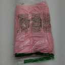 Pleated Three Sides Fabrics Wrap Around Style Egyptian Cotton Elastic 17 inch Drop Dust Bed Skirt for Twin/Full,Queen,King Size Beds(Queen, Pink)