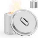Fire Pit Lid for Solo Stove Bonfire 19.5" Accessories, Round Fire Pit Cover for Solo Stove Lid Bonfire 2.0, Stainless Steel Lid with Handle for Solo & 19.5" Firepit Camping Accessory