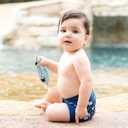 Splash About Happy Nappy Swim Diaper, Shark Reef, 6-12 Months