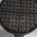 Cast Iron Waffle Maker for Stovetop or Camping Grill Two Piece Hinged Non Electric Waffle Iron Makes 7" Round Waffles