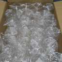 48 Stemless Plastic Wine Glasses - 12oz Clear Disposable Party Cups for Parties - Wine Tumblers