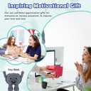 1 Set 15 Pcs 4 inch You Rock Toys Positive Gifts 3D Printed You Rock Figurines Decorations and Birthday Motivational Gifts for Colleague Staff Teacher with 6 Whiteboard and 8 Multicolor Pens