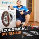 BlueStars Upgraded 8540024 Washer Drain Pump Replacement - Compatible with Whirlpool Kenmore Maytag Washing Machines - Replaces W10117829 PS11757304 W10130913