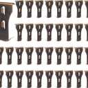 36 Pcs Brick Wall Clips,Heavy Duty Hangers Wall Bricks Metal Hooks No Drill Fit Brick 2-1/2 to 2-3/4 Inch Walls, for Hanging Wreaths Lights Garlands Pictures Home Decor Siding Installation