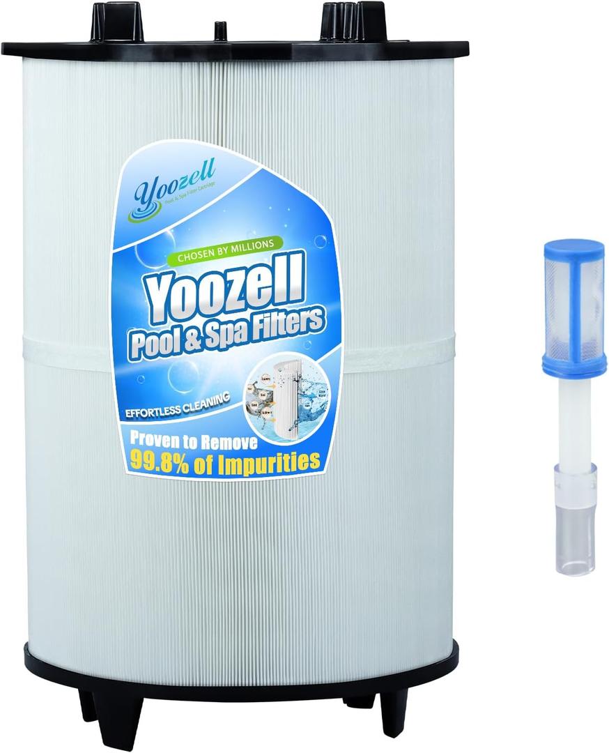 27002-0200S Pool Filter Cartridge Replacement, Compatible with Sta-Rite PLM200 & System 2 Modular Media Pool and Spa D.E. Filters, 200 Sq.Ft Filtration Area