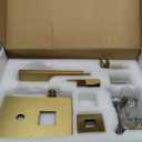 Brushed Gold Shower Faucet Set, Bathroom Rainfall Shower System Fixture 10 Inch High Pressure Round Rain Shower Head with Handheld Sprayer Combo Wall Mount with cUPC Certified Rough-in Valve