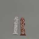 Wearlizer 2 Packs Floral Engraved Compatible with Apple Watch Bands 38/40/41/42/44/45/46/49mm Women, Cute Two-Tone Soft Silicone Strap for iWatch Series 11 10 9 8 7 6 5 4 3 SE/Ultra 3 2 1