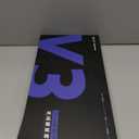 V3 Wireless Keyboard and Mouse with Single Backlit, Metal Panel, Bluetooth/2.4G Rechargeable Computer Keyboard and Mouse Combo Silent Lighted Full Size Cute Keyboards-Pink