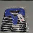 ZESICA Womens Striped Long Sleeve Tops Oversized Sweatshirt V Neck Loose Fit Tunic Tops Spring Casual Blouses (Black, S)