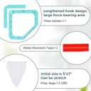 2 x Split disassembly Design, Easy to Clean Small Footprint Triangle Tri-Holder Filter with 200 pcs Sink Strainer Bag - Garbage Rack for Kitchen Food Waste Leftover Garbage (1holder+200Bags)