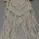 Dahey Small Macrame Wall Hanging 2 Pcs Woven Tapestry Wall Art Decor - Beautiful for Boho Home Bedroom Dorm College Classroom Decor, Apartment, Nursery, Party Decorations, 16.5" L x 10" W and 17.5"x 10"W