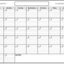 36" x 48" Erasable Undated One Month Laminated Wall Calendar Monthly Planner Blank Reusable Perfect for Organizing Home Office Academic Schedules w/FREE ERASE MARKER (36x48)