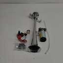 AOLIHAN Loud Train Horn Kit for Truck, Super Loud 150DB 12V Car Horn, 18 Inches Chrome Zinc Single Trumpet Air Horn with Compressor for Car Truck Train Boat (silver single tube horn with wire, 12v)