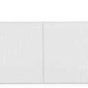 Upgraded Retractable Baby Gates for Stairs & Banister, Mesh Dog Gate Indoor, Extends to 55" Wide 33" Tall, Child Safety Gate for Stairway, Banister & Wall Mount (White)