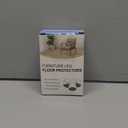 24 Pcs Chair Leg Floor Protectors for Hardwood Floors Silicone Covers Felt Pads Furniture Leg Caps Anti-Scratch Reduce Noise Fit (15/16" to 1-5/16")