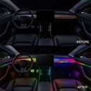 Dreamcolor Acrylic Interior Car LED Strip Light 29.5-inch, Fits Dreamcolor Main & Sub-Controllers