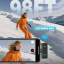 Wireless Lavalier Microphone for iPhone/Android with Type-C Plug, 48KHz, Noise Cancellation, Battery Charging Case Included, 98ft Range, Mini Microphones for Stream,TikTok,YouTube (Type-C)