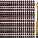 Qualirey 160 Pack Fly Strips Sticky Fly Trap Indoor Outdoor Hanging Ribbon Tape Paper Flying Insect Trap Gnat Killer Traps Catcher for Fruit Flies, Bug, Insect, Pest (Black)