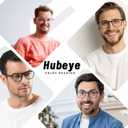 Hubeye TR90 Sports Reading Glasses for Men and Women Ultralight Flexible Anti-Blue Light ReadersBlack+Blue+Orange+2.5
