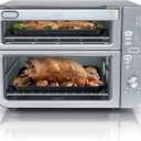 Ninja Air Fryer Toaster Oven Combo | Double Stack XL | 12-in-1 | Fits 4.5 lb Chicken & 6lbs of Wings | Smart Finish Cook 2 Different Meals at Same Time | Countertop Oven | Stainless Steel | DCT601