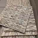 Water Hyacinth Storage Baskets 11x11x11 Inch Wicker Storage Cubes Set of 2Baskets,Handwoven Foldable Wicker Cubes with Sturdy Handles, Rustic Laundry Organizer for Bedroom Shelves, Kitchen, Bathroom