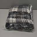 G Gradual Men's Flannel Jacket Fleece Sherpa Lined Hoodies Zip Up Plaid Shirt Warm Winter Jackets for Men with Zipper Pockets (Black, L)