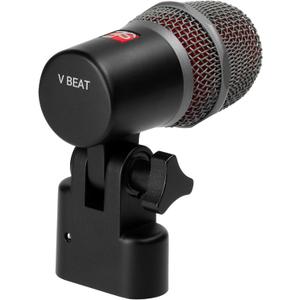 SE ELECTRONICS V BEAT Drum Mic - Compact Dynamic Supercardioid Drum Microphone for Toms & Snares with Adjustable Swivel Mount for Precise Positioning - Perfect for Studio & Live Use,V Beat