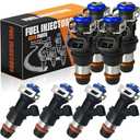 17113553 Upgraded [4.8/5.3/6.0L] 4-hole Fuel Injectors Fit for:-Chevy Express 1500/2500/3500, Silverado 1500/2500/3500, Tahoe ;Fit for:-GMC Yukon, Sierra 1500/2500/3500-8Pcs #OE: MP10006