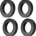 4-Pack 83996 Flush Valve Seal Gasket Compatibile with Kohler Toilets, Replace 1032640, K84284, GP83996 and GP83888, Toilet Tank Gasket Replacement for 4.06" OD x 2.56" ID One-Piece Toilet